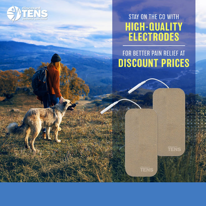 Load image into Gallery viewer, TENS Electrodes Compatible with TENS 7000 &amp; TENS 3000 - 2"x4" 8 Pack
