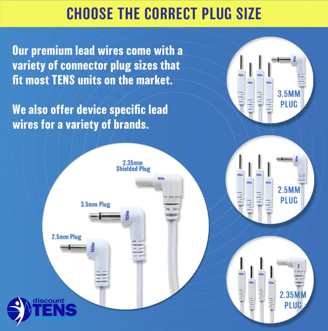 Load image into Gallery viewer, Port Doubler - TENS Electrode Lead Wire - Four 2mm Pin Connectors
