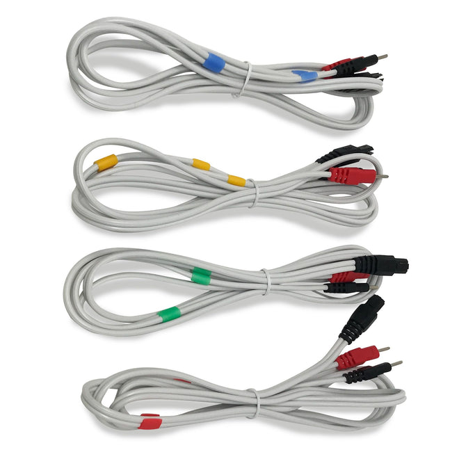Load image into Gallery viewer, Compex compatible lead wires - 2mm pin connectors
