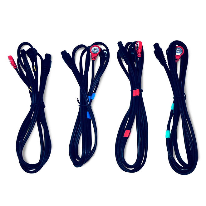 Load image into Gallery viewer, Compex compatible lead wires - Compex Snap Connectors

