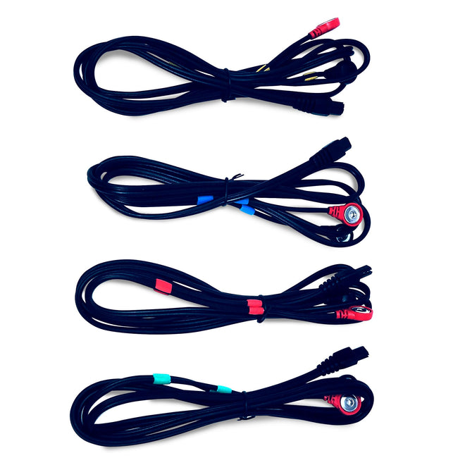 Load image into Gallery viewer, Compex compatible lead wires - Compex Snap Connectors
