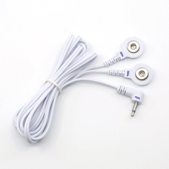 Load image into Gallery viewer, TENS Lead Wires - Two 3.5mm Snap Connectors
