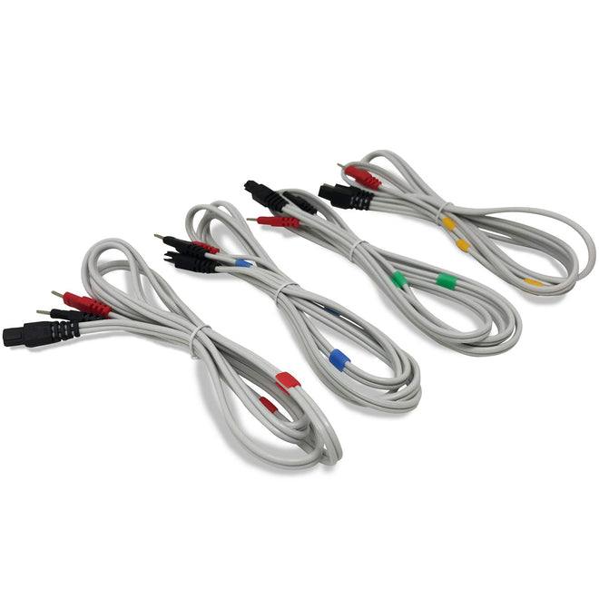 Load image into Gallery viewer, Compex compatible lead wires - 2mm pin connectors
