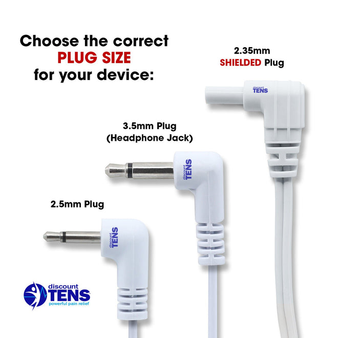Load image into Gallery viewer, TENS Lead Wires - Two 3.5mm Snap Connectors
