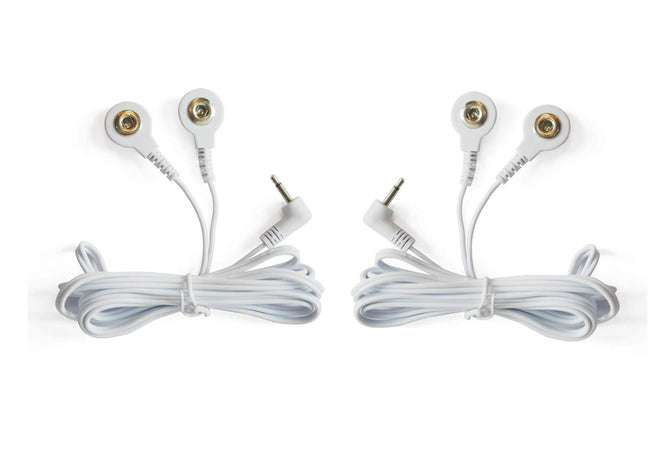Load image into Gallery viewer, TENS Lead Wires - Two 3.5mm Snap Connectors
