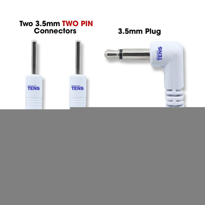 Load image into Gallery viewer, TENS Electrode Lead Wire - Two 2mm Pin
