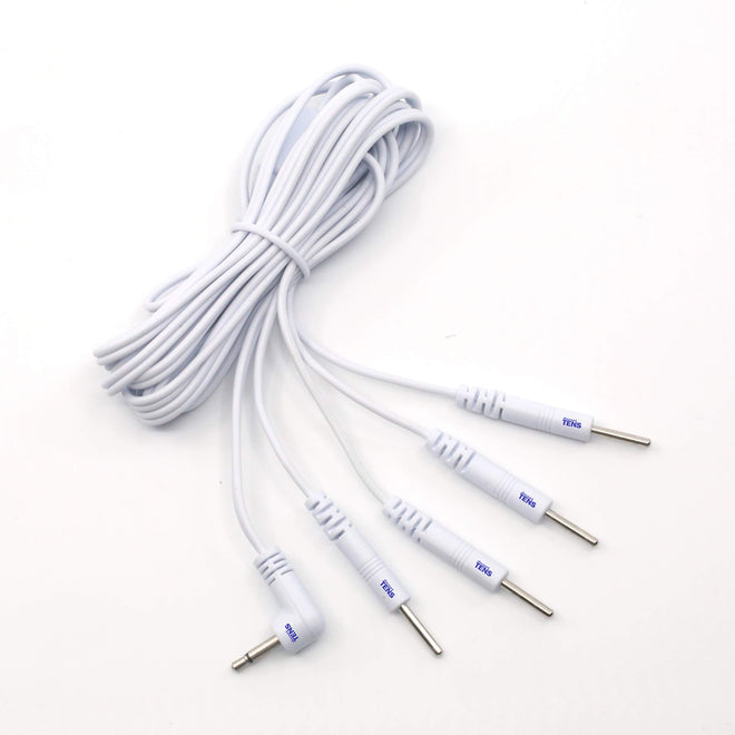 Load image into Gallery viewer, Port Doubler - TENS Electrode Lead Wire - Four 2mm Pin Connectors
