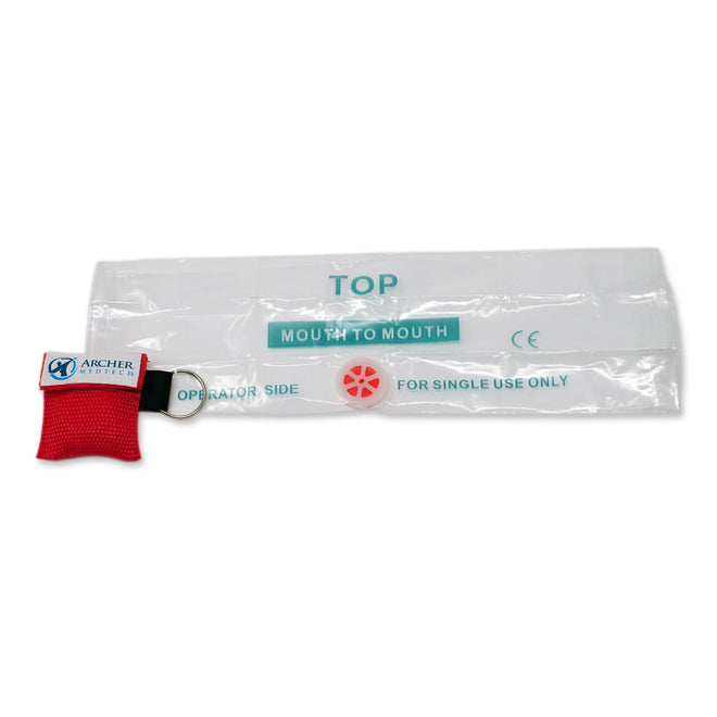 Load image into Gallery viewer, CPR Masks for Pocket or Key chain, CPR Emergency Face Shield with One-way Valve Breathing Barrier for First Aid or AED Training
