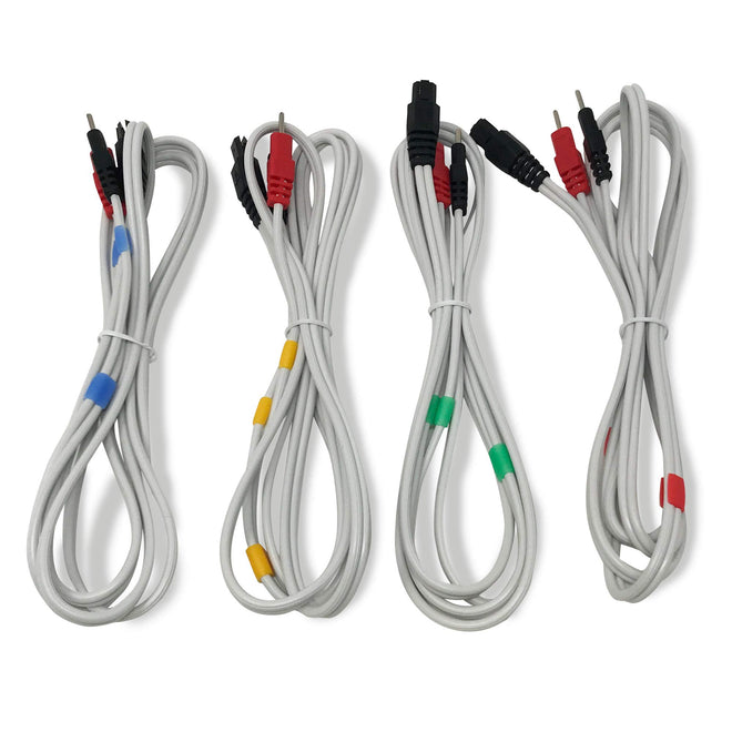 Load image into Gallery viewer, Compex compatible lead wires - 2mm pin connectors
