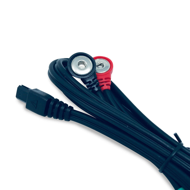 Load image into Gallery viewer, Compex compatible lead wires - Compex Snap Connectors
