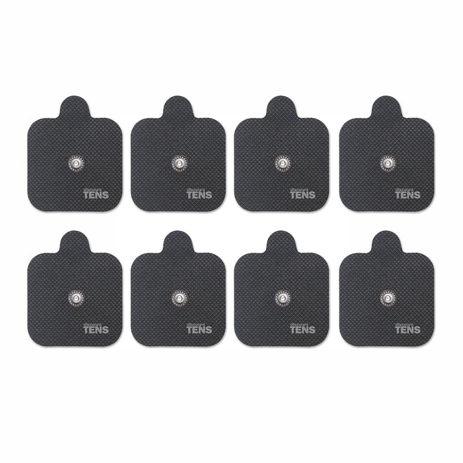 Load image into Gallery viewer, Compex Compatible TENS Electrodes - 8 Premium Replacement Pads for Compex TENS Units. (2&quot; x 2&quot;)
