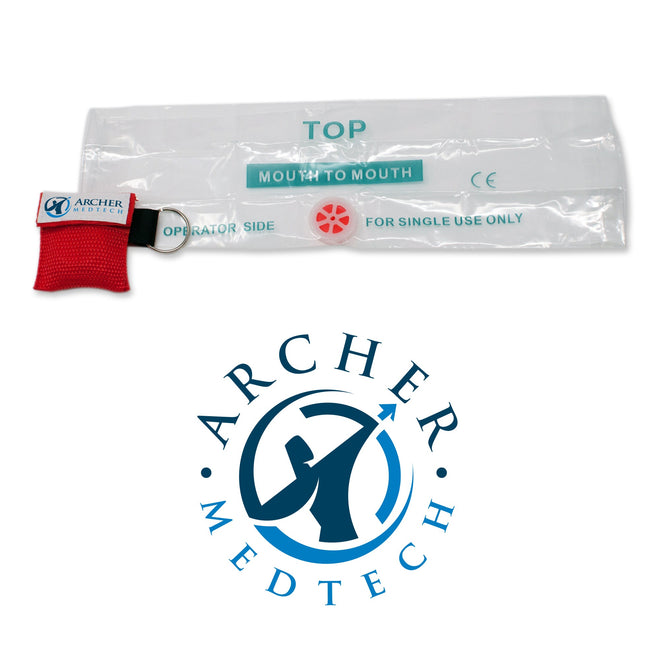 Load image into Gallery viewer, CPR Masks for Pocket or Key chain, CPR Emergency Face Shield with One-way Valve Breathing Barrier for First Aid or AED Training
