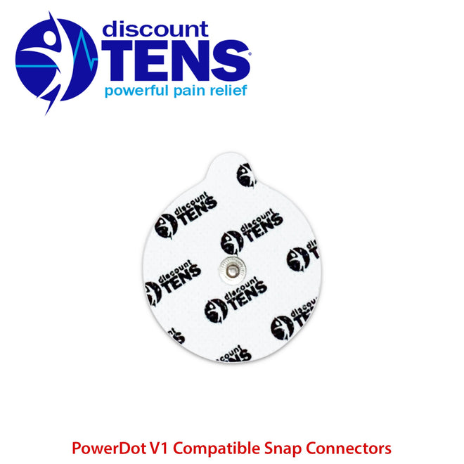 Load image into Gallery viewer, PowerDot 1.0 Compatible Electrodes 12 Pack.  (Snap Connector)
