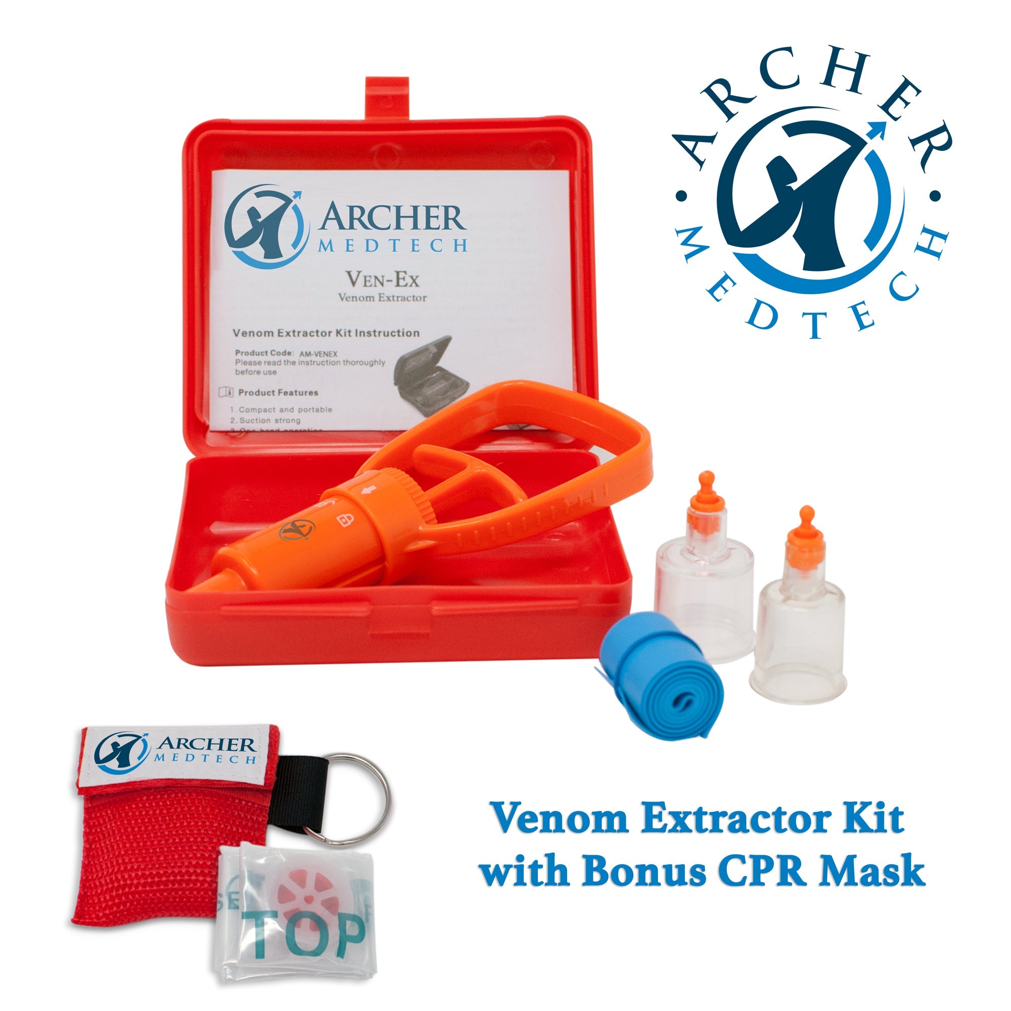 Ven-EX Venom Extractor Snake Bite Kit – Archer MedTech